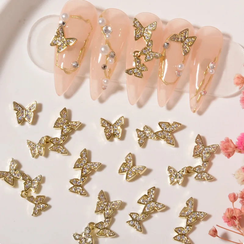 Other Mixed Nail Accessories Art Decals Diamond Jewelry Crystal Nails Art Rhinestone Designs 3D Shiny Nail Decorations Supplies