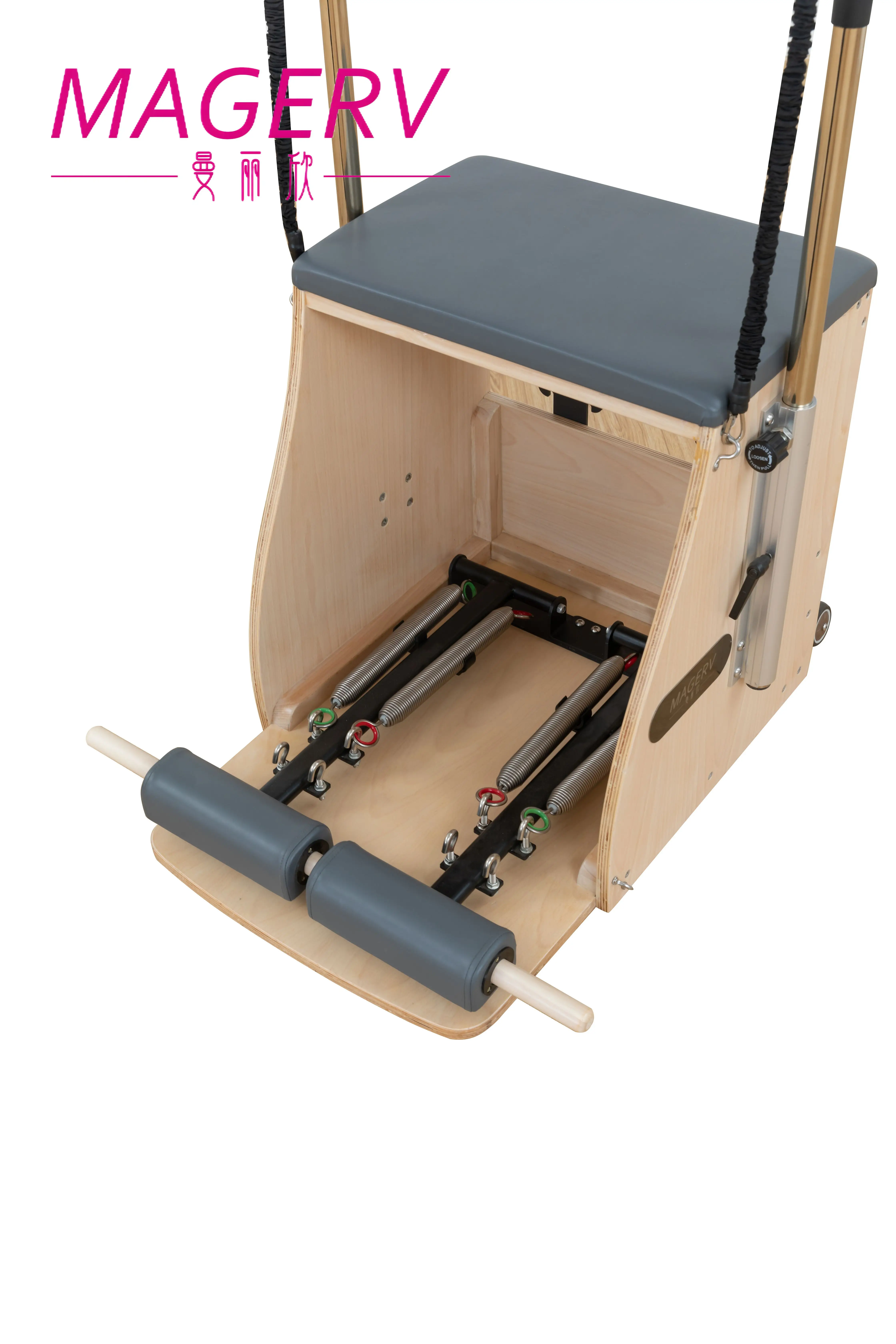 Hot sales professional  Pilates Chair Fitness Machine Yoga Training Equipment Beech pilates  Wunda Chair for studio