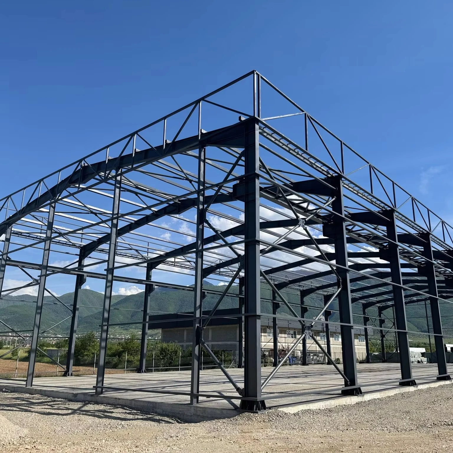 Professional High Quality Industrial Metal Frame Steel Structure Warehouse Prefabricated Building