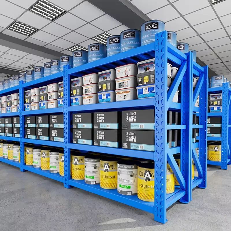 Light/Heavy Duty Warehouse shelves Equipment System Metal Iron Rak Garage Storage Racks Shelving Units Stacking Racks & Shelves
