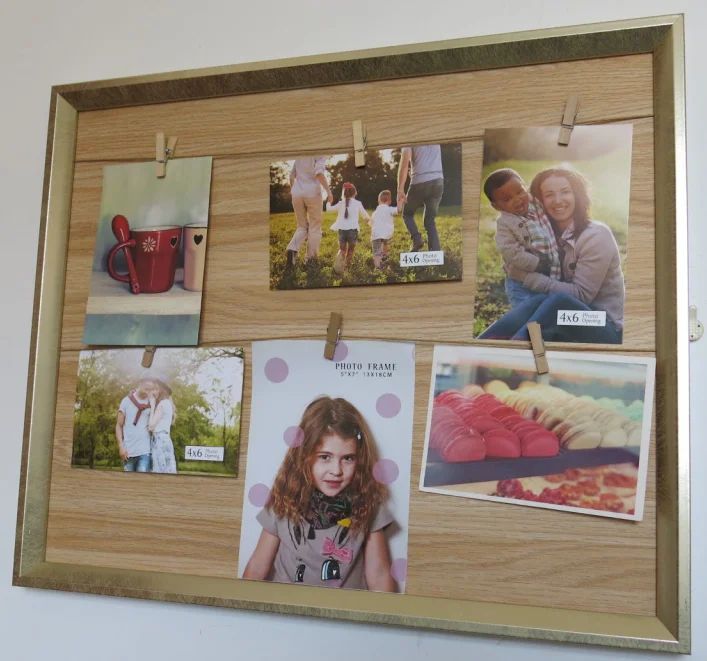 6 clips diy China Supplier high quality beautiful christmas gift home decor, lastest/modern souvenir any size blank photo frame