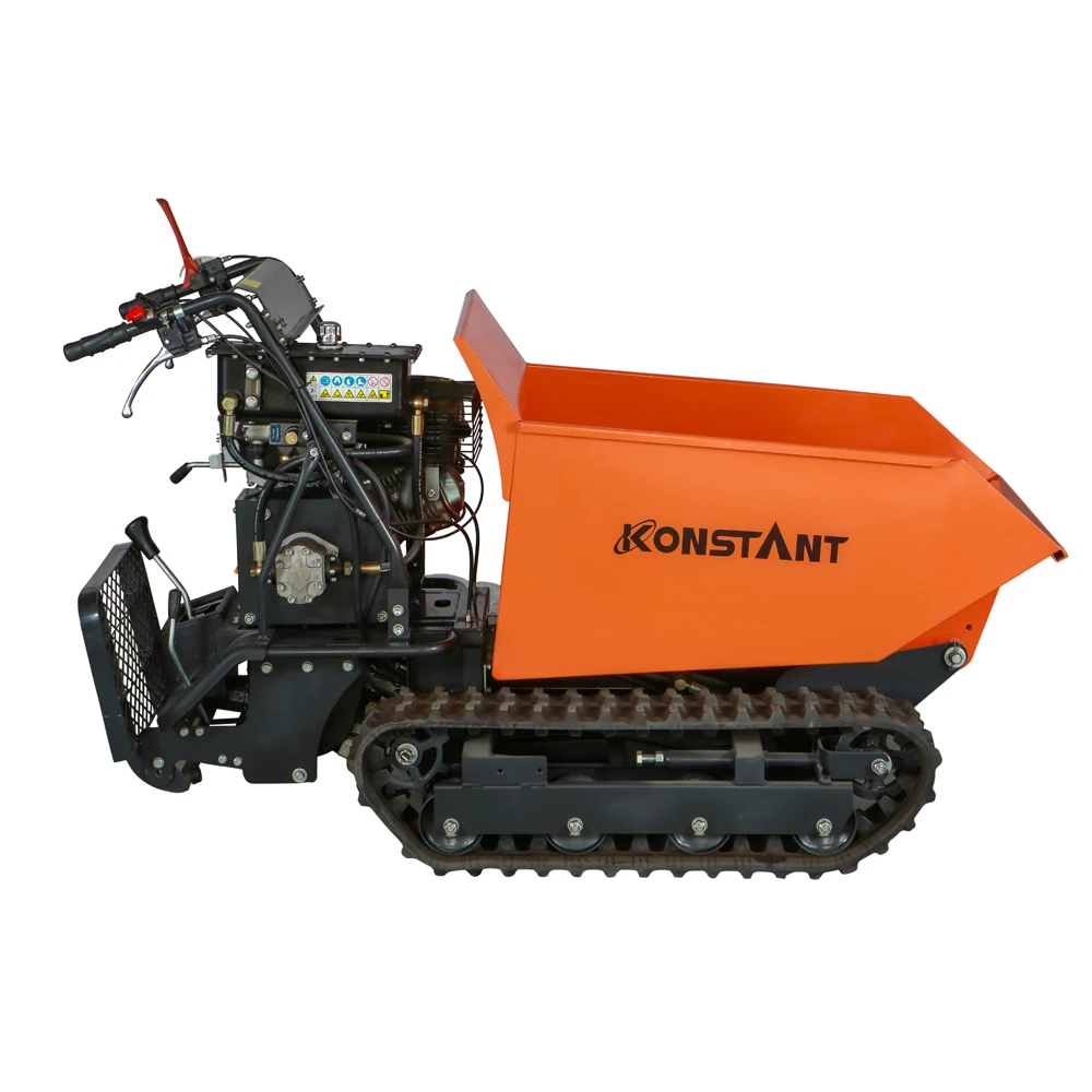 9hp Track Mini Dumper Hydrostatique/hydrostatischbattery wheel barrow
