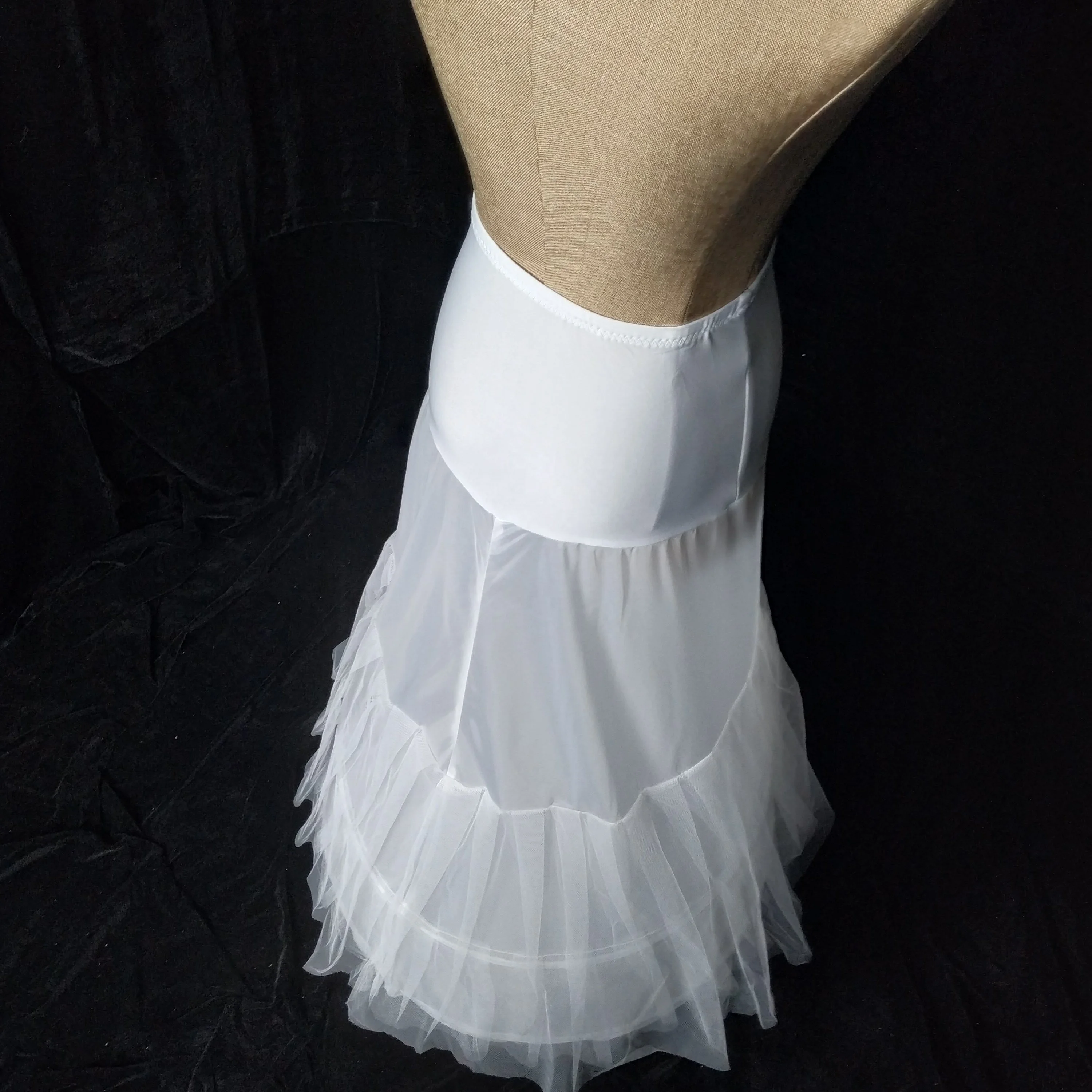 
Unique design Superior quality Fishtail double steel waist petticoat petticoat wedding 