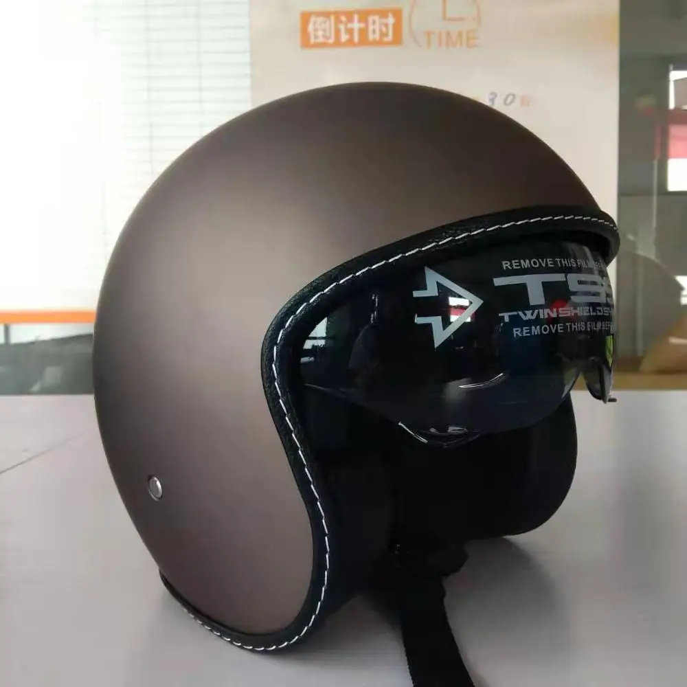 Коврик коричневый 818 полулицевой точечный сертификат высокого качества мотоциклетный шлем