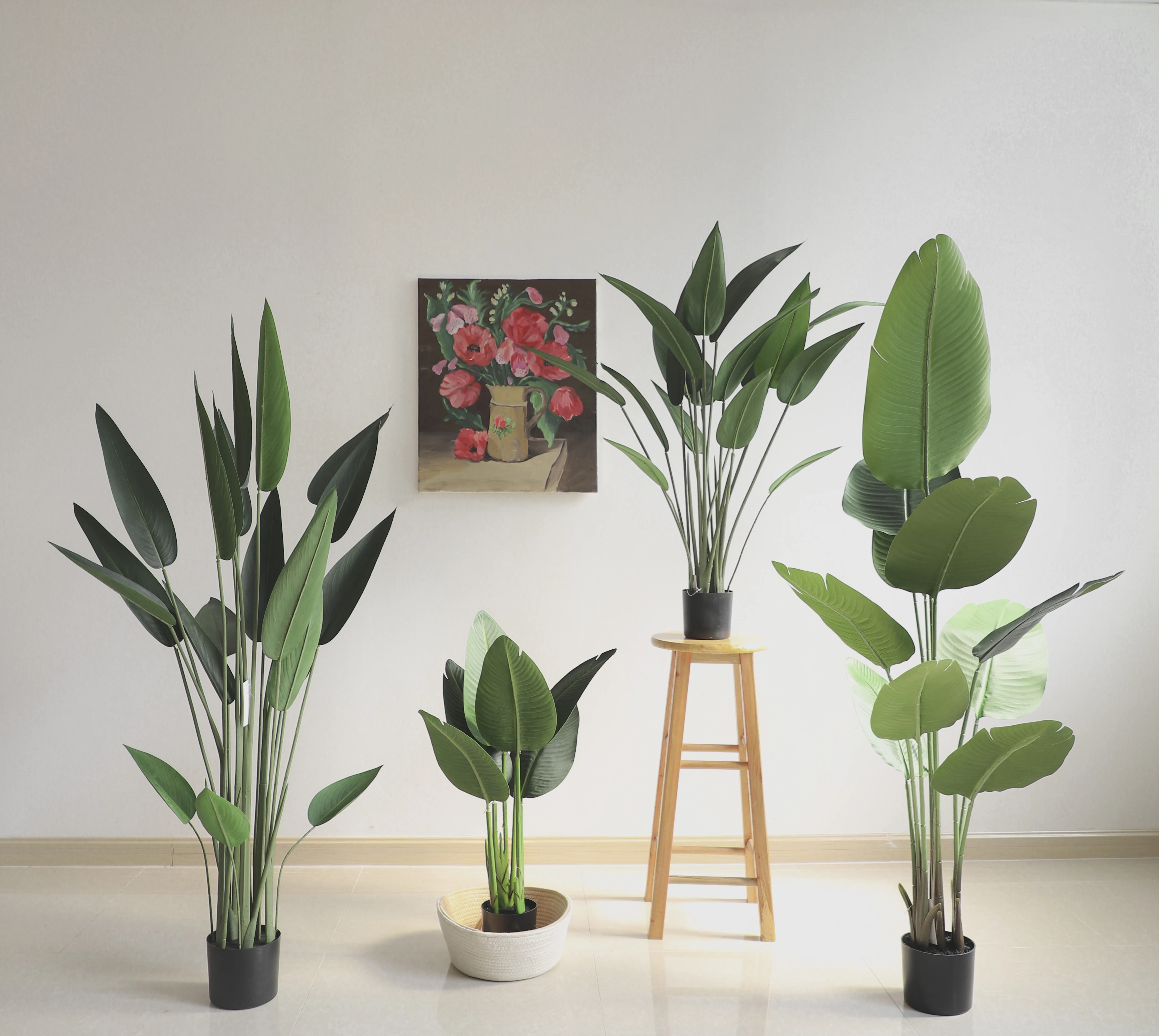2022 fashion Home living room decoration retailer hot sale artificial green plant banana tree decoration indoor and outdoor