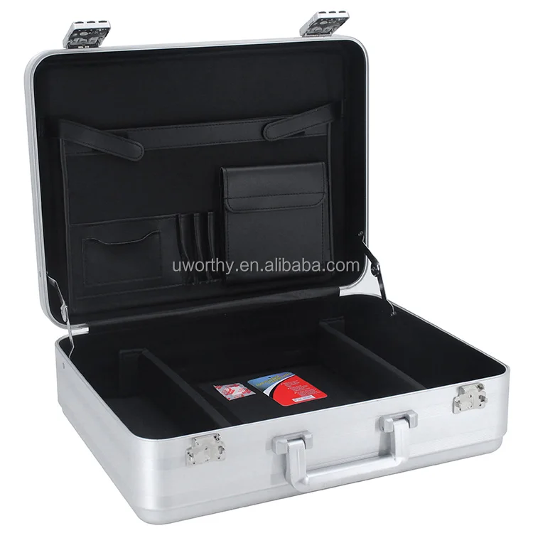 Ningbo Factory Wholesale Aluminum Briefcase, Aluminum Attache Case, Hard-Sided Aluminum Laptop Case