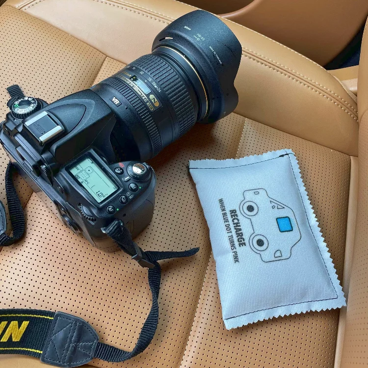 Car dehumidifier bag moisture proof silica gel desiccant bags heating reusable desiccant bags for car