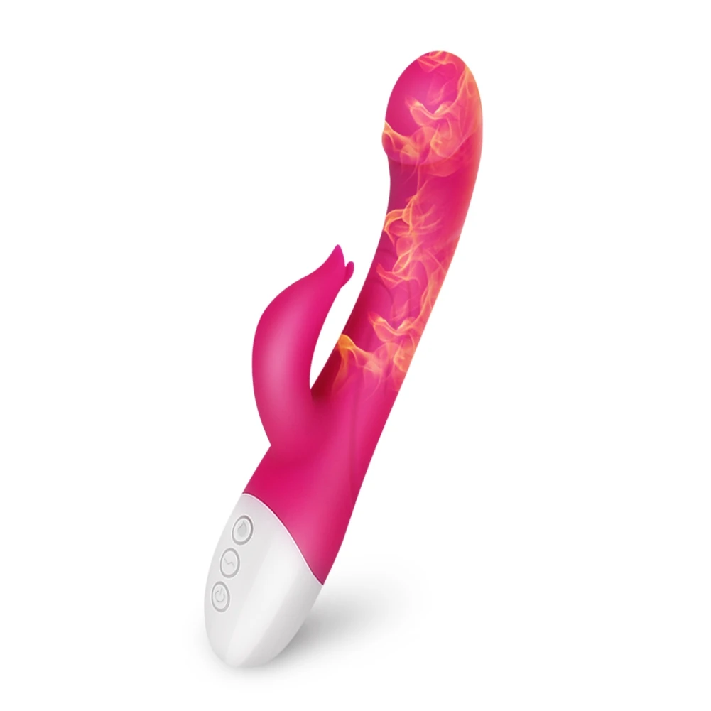 
Levett clitoris vibrator auto heating waterproof silicone g spot rabbit vibrator vagina toys sex adult 