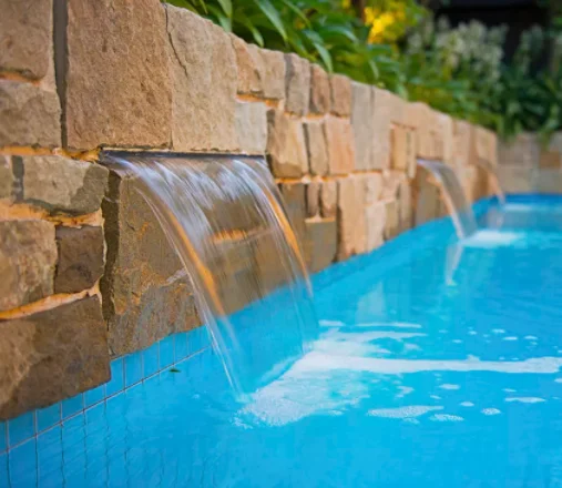 Wall hanging swimming pool waterfall or Outdoor Wall Mount Waterfall Outlet