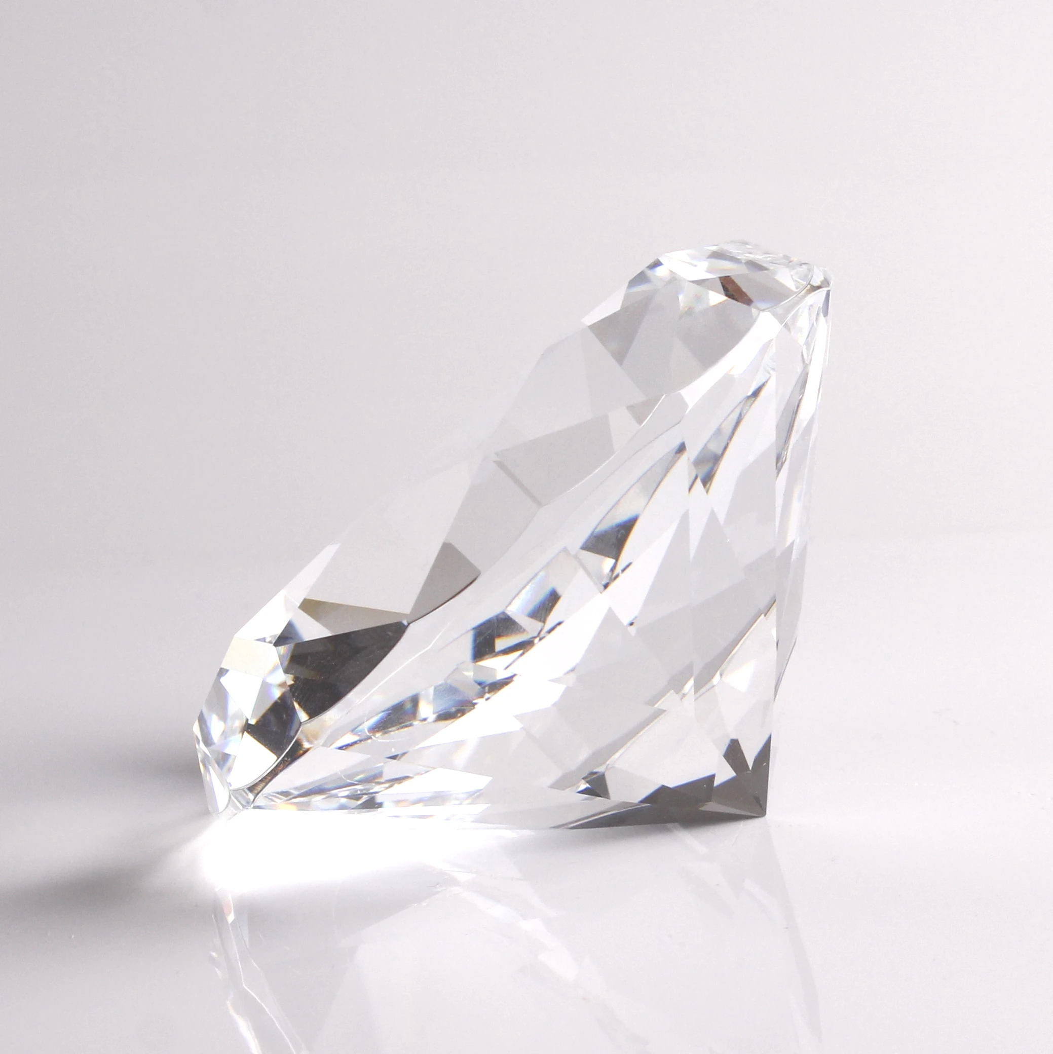 Crystal diamond Paperweight Wedding Souvenir Guests gift crystal transparent paperweight