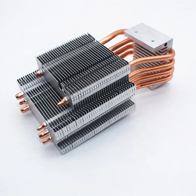 Высокое качество Oem индивидуальная обработка CNC медный радиатор алюминиевый экструдированный