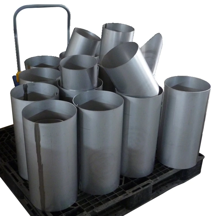 Hollow cone roll metal custom stainless steel cones cylinder sheet metal fabrication sheet metal cone rolling