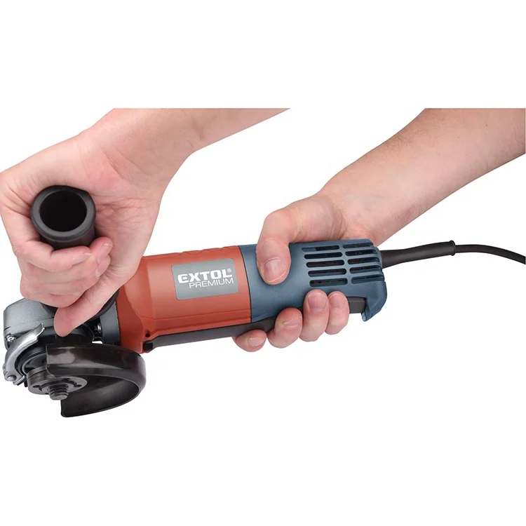 8892025 EXTOL 125MM 900W small practical electric cordled soft start powerful professional angle grinder with paddle switch
