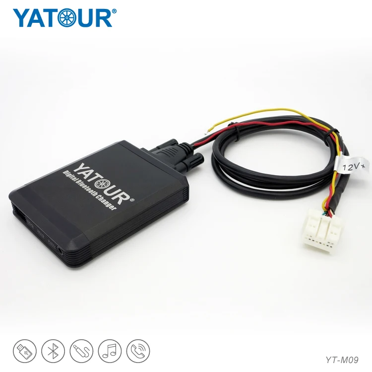 Original car radios CD Changer slot Blue-tooth USB phone call adapter for Nissan Infiniti