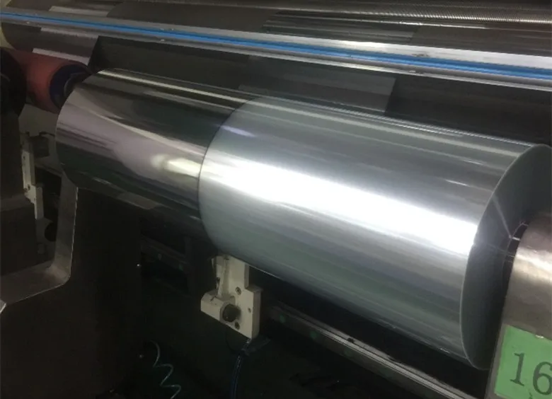 
12micron Partial VMPET Metallized Polyester Plastic Wrapping Film 