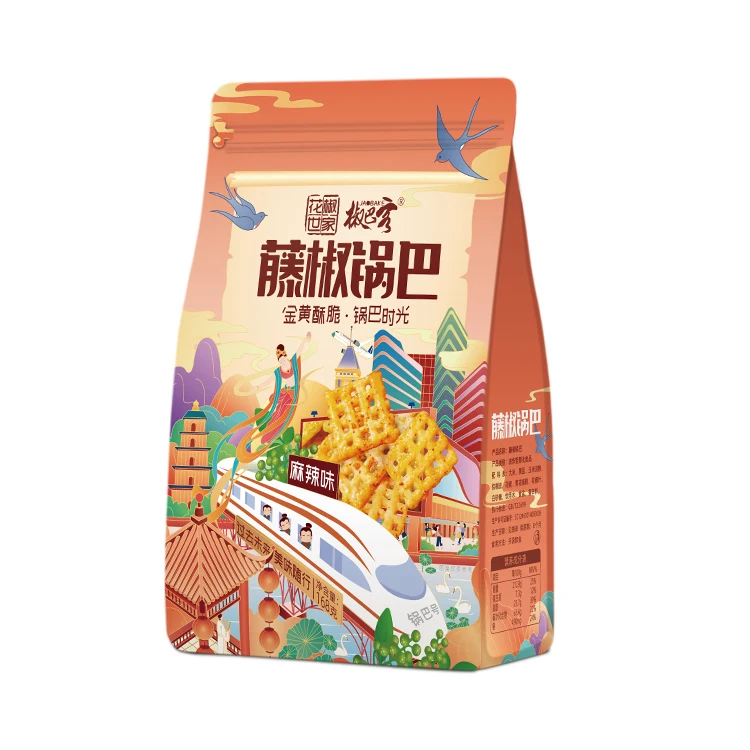 Здоровое питание снэки для отдыха острая веганская мяса Азиатский картофель фри перец закуски особых вечеринок продукты из бобов без глютена