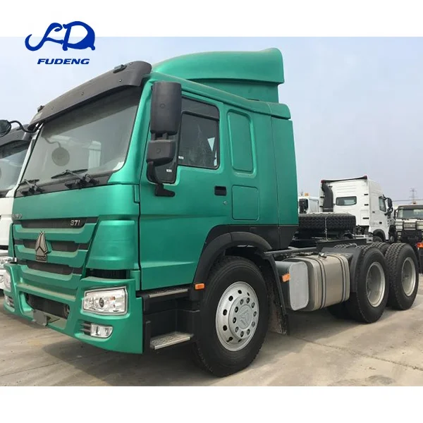 Sinotuck howoa7 horse truck 371 420hp 6x4 heavy duty for Africa road tractor truck for sale