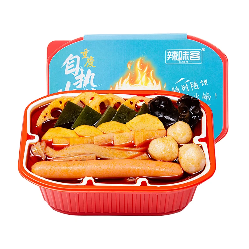 Laweike Good Quality Chinese  Yummy Instant Self Heating Fish Ball Hot Pot