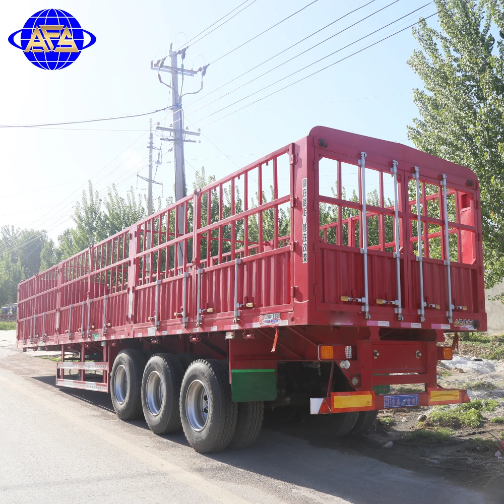 China 2/3/4 Axles Side Tipping Sidewall Semitrailer Side Wall Tipper Dump Semi Trailer Truck Trailer