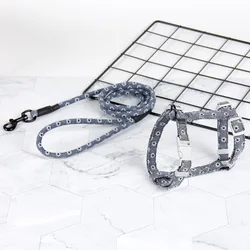 Wind bow traction chest strap h-shaped suit cat Leash And Harness