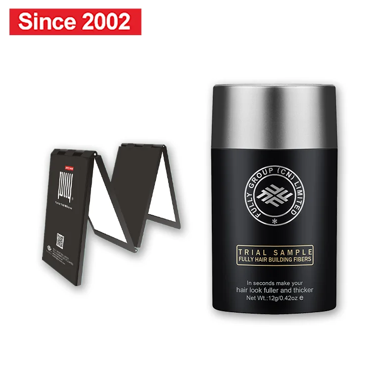 FULLY GMPC Factory Hair Loss Wholesale 2nd generation Hair Fiber Powder OEM ODM Free Sample Hair Building Fibers