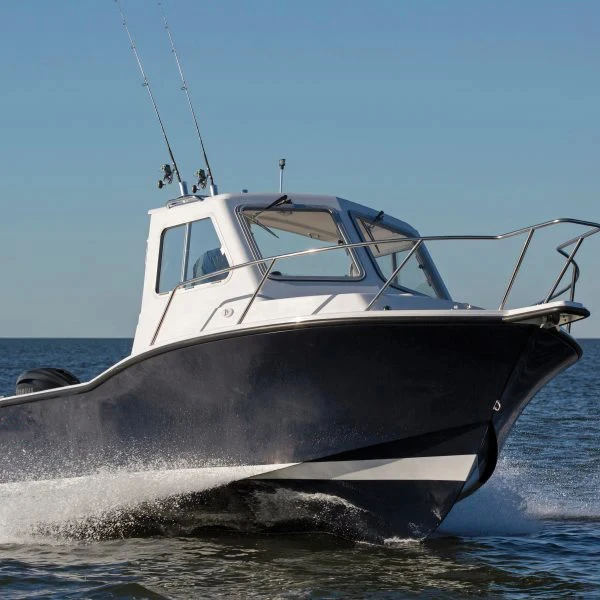 Kinocean High Speed Offshore Outboard Cabin Sport Yacht Aluminium Fishing Boat with Motor for Sale