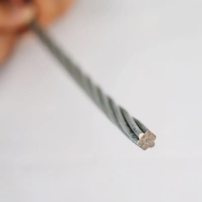 1X7 1X3 1X9 Steel Strand Wire Rope galvanized steel cable