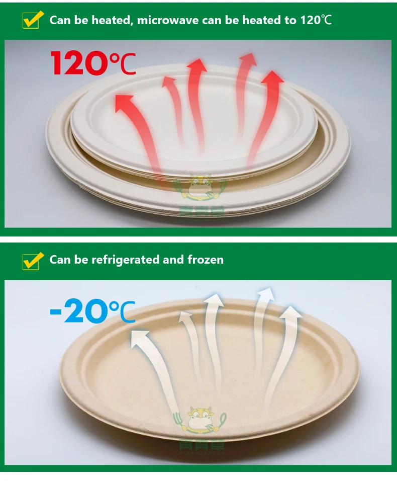 Пульпы прессформы три отсека-фудов из биоразрушаемых биоразлагаемые контейнеры для еды на вынос/пластина/поднос/посуда