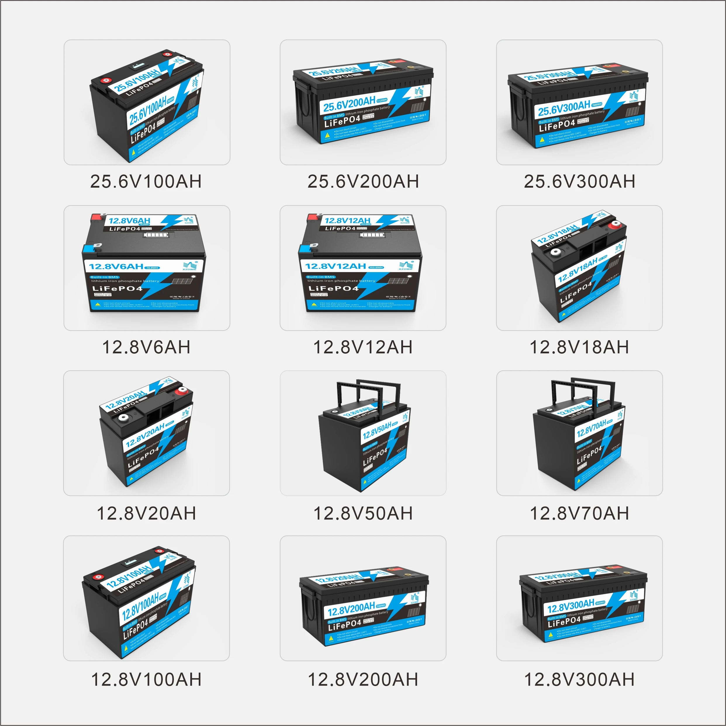 Deep Cycle Customize Solar Energy Storage Battery Lithium Lifepo4 12V 100Ah
