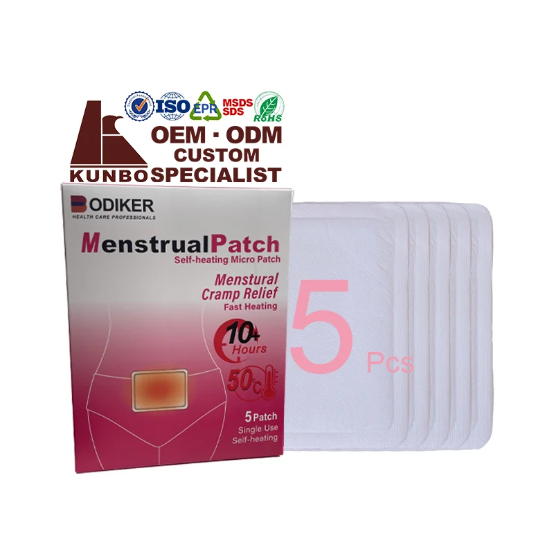 new inventions in china women portable heating pad menstrual cramp period pain relief patch