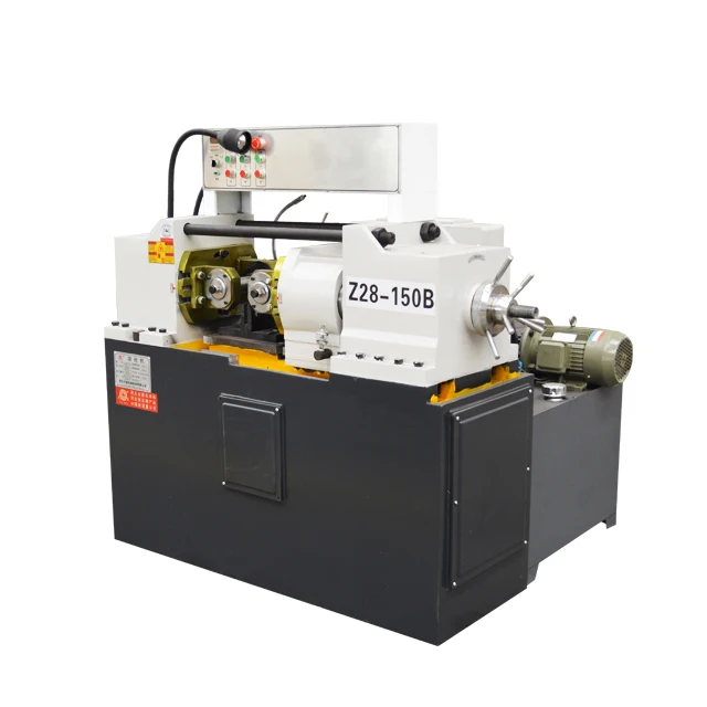 Automatic cnc rebar steel bar rod pipe nipple anchor screw spoke threading rolling making cutting knurling machine price