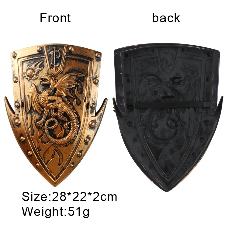 A low-cost children plastic Pirate weapon pirate knife and sword shield toy set Halloween interaction role-playing cosplay