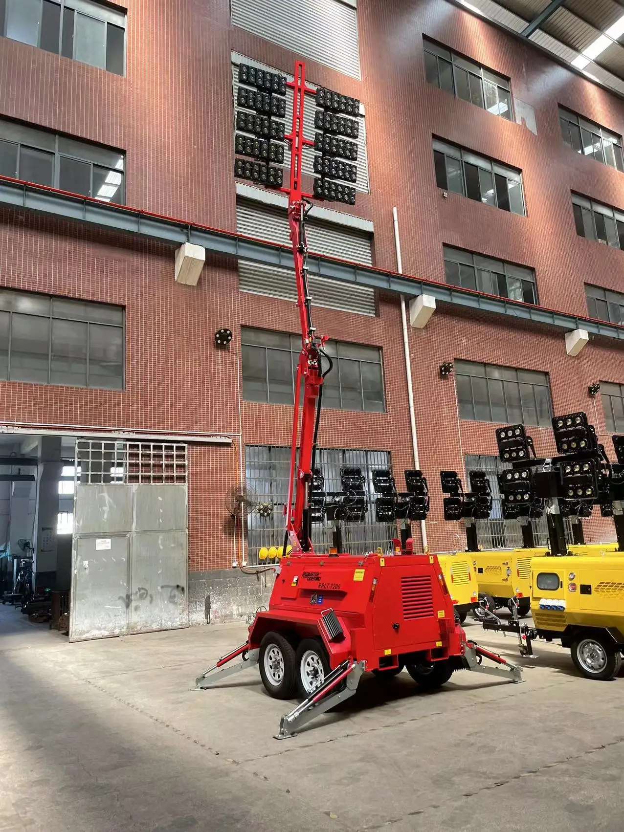 6x480W Mobile Light Tower Mobile Floodlight Generator LED Lamp Diesel Light Tower Price