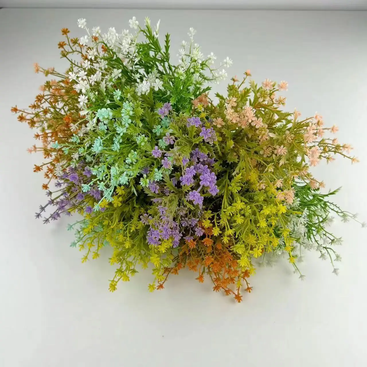 New Arrival Plastic Artificial Gypsophila Bouquet Simulation Flower For Wedding Home Decoration