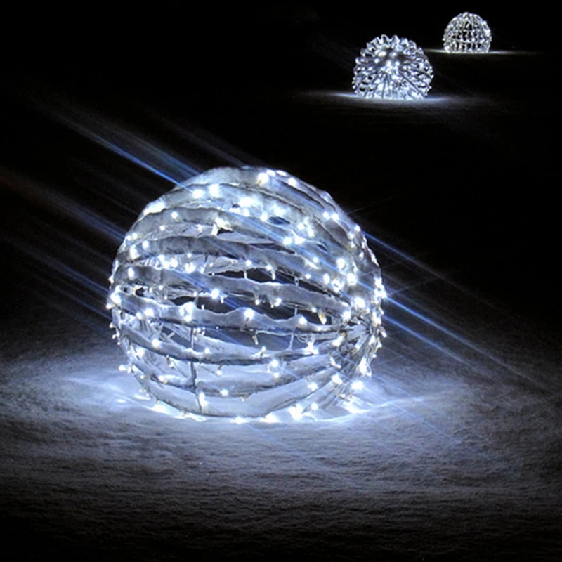 3D Outdoor Shopping Center Waterproof Light Ball Shape Large Christmas Led String Light