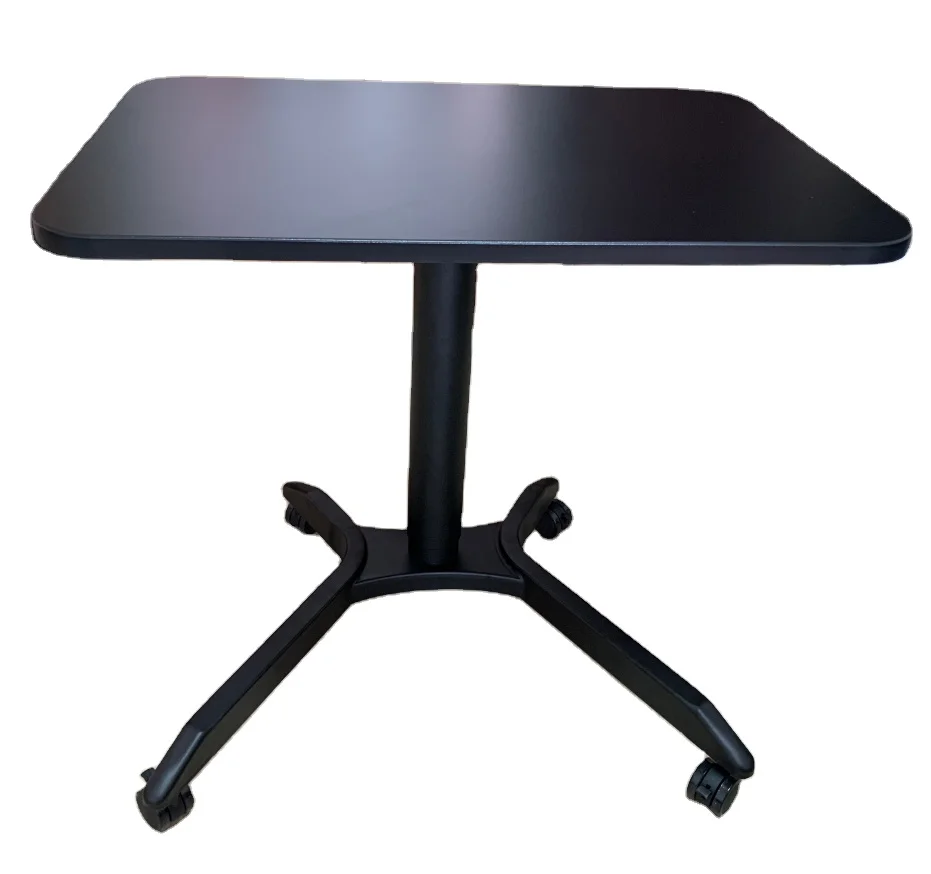 Pneumatic lifting function table with beautiful customized style MDF tabletop