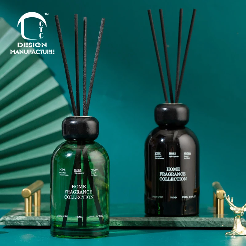Private Label Wholesale Home Decor Fragrance 200ML Oil Aroma Reed Diffuser with Box