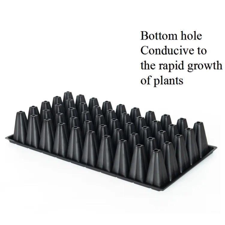 High Quality 72,108,128,200 Cells PVC/PS Plastic Seedling Tray Extra Strength Seed Trays for Vegetable Seedlings