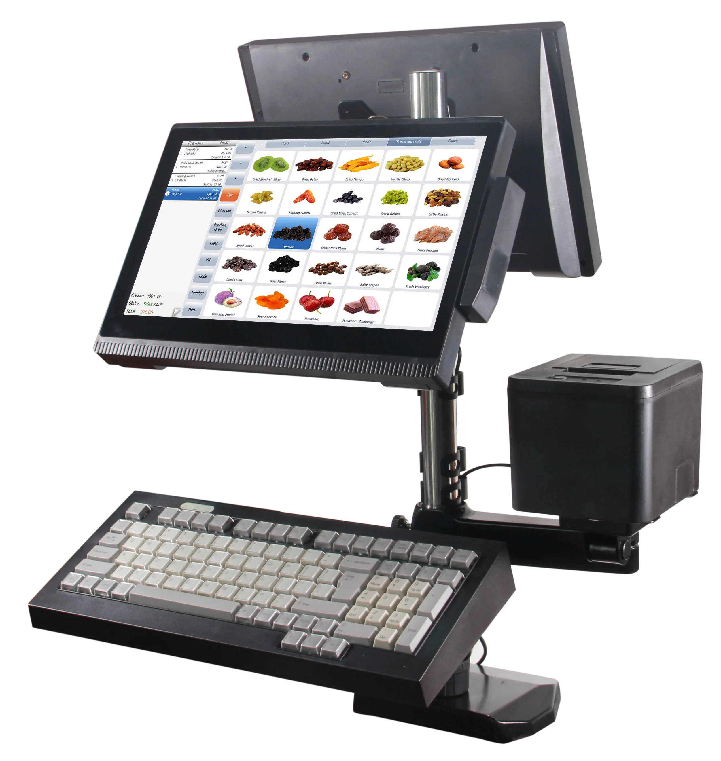 HDD-780 комбинированная система Android POS для ресторанов дополнительные весы с 80 мм термопринтером платежные киоски