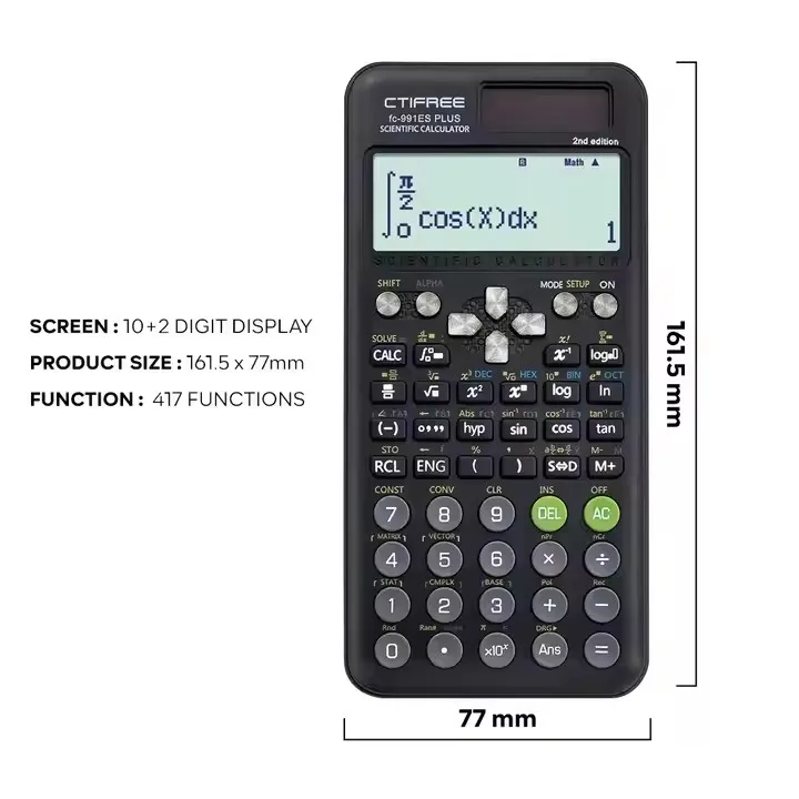 417 Scientific Calculator Features Educational 991es Plus Office Stationery