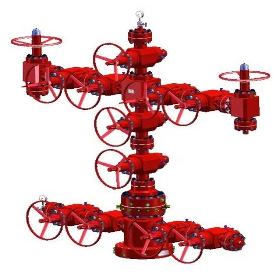 API Wellhead Christmas Tree Xmas Tree For Oil Drilling