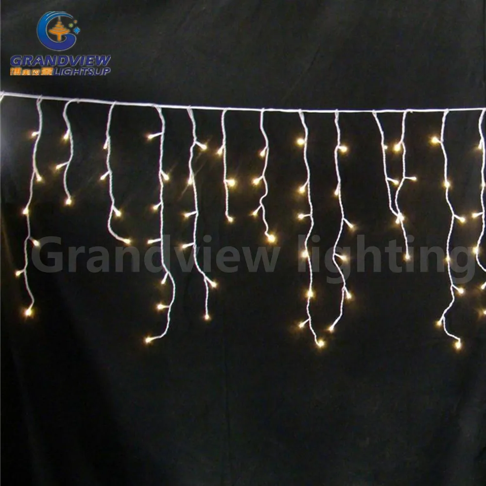 CE ROHS approved 220V energy saving led snowing icicle lights led icicle dripping light for christmas decoration