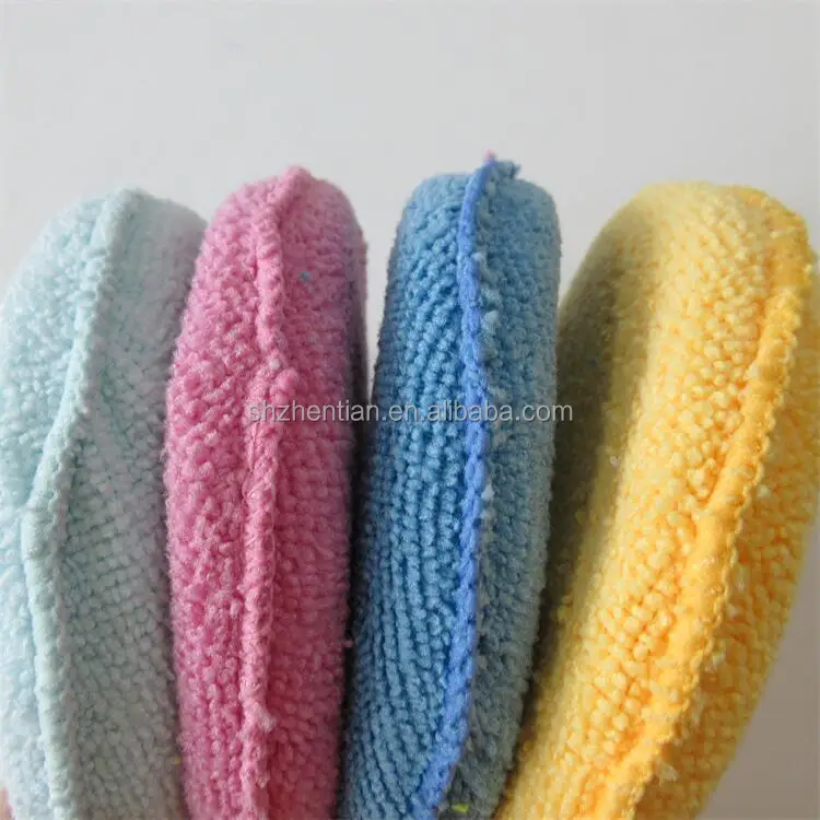 Professional Premium Soft Car Care Polishing Sponge Microfiber Car Wax Applicator Pad