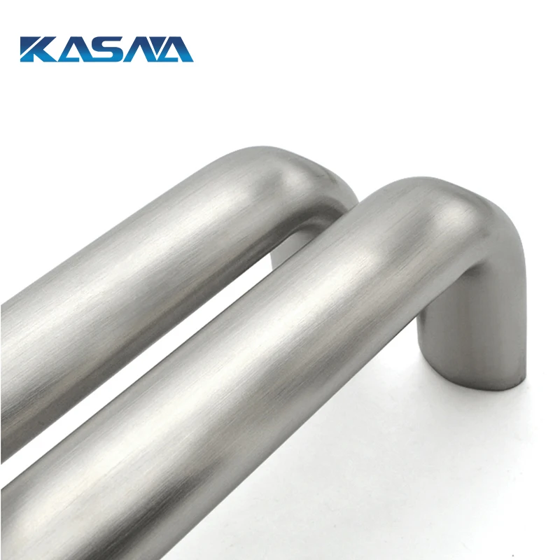 Stainless Steel  U-Shaped Oval Processing Attached Metal Cabinet Handle Furniture Cabinet Pull Handles