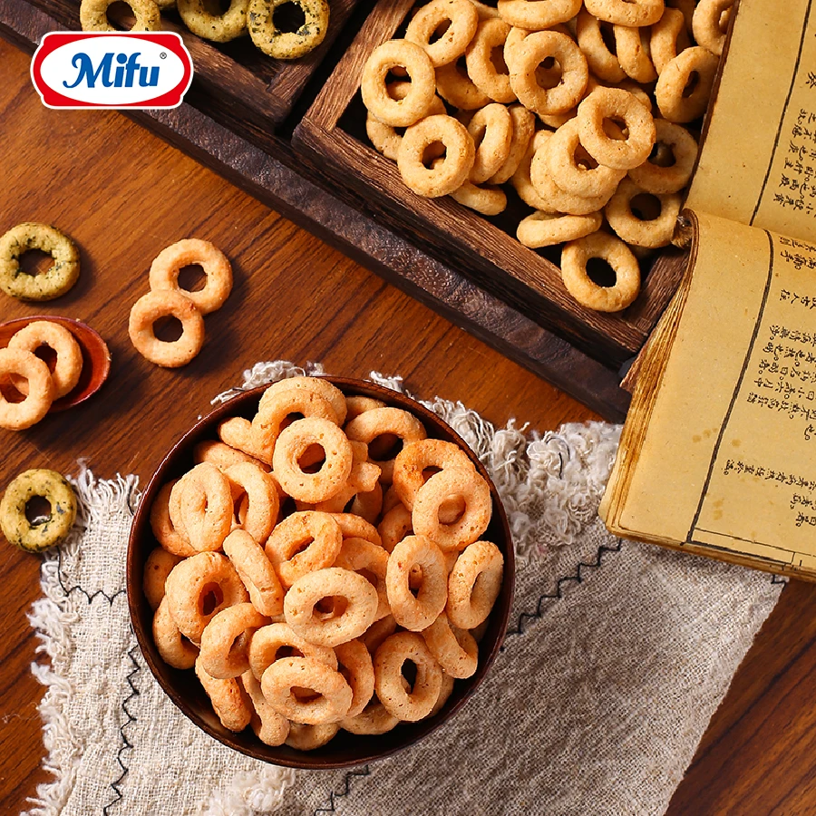 Wholesale Biscuits Baged Delicious Casual Snack Non-fried Baking Biscuit Circles For Home Office