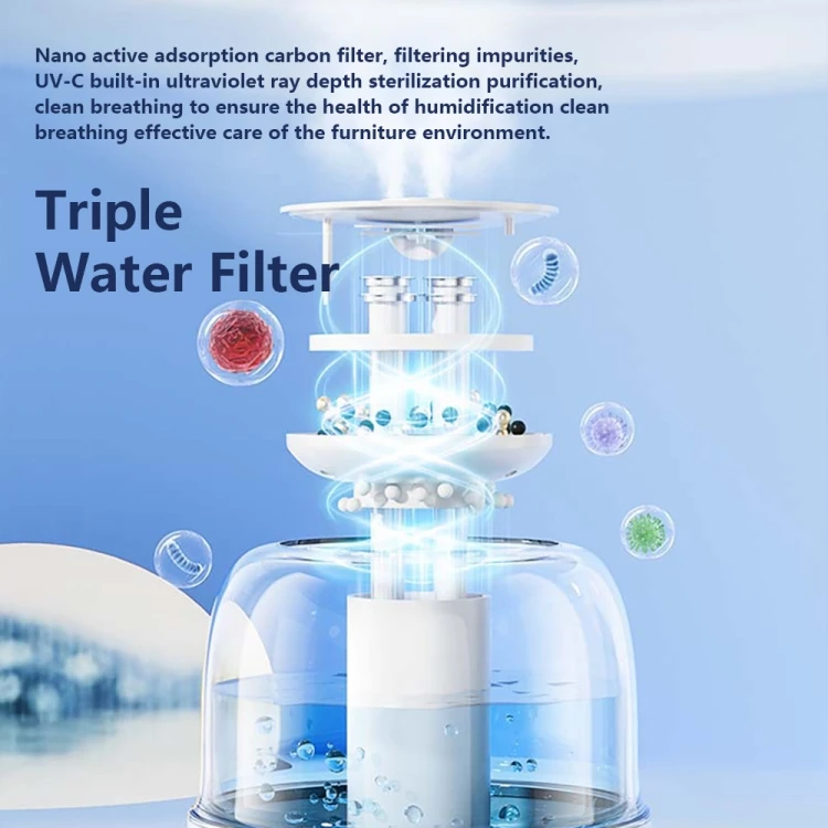 New Arrival 4L Wireless Humidifier USB Oil Diffuser with Night Light Atmosphere Lamp Aroma