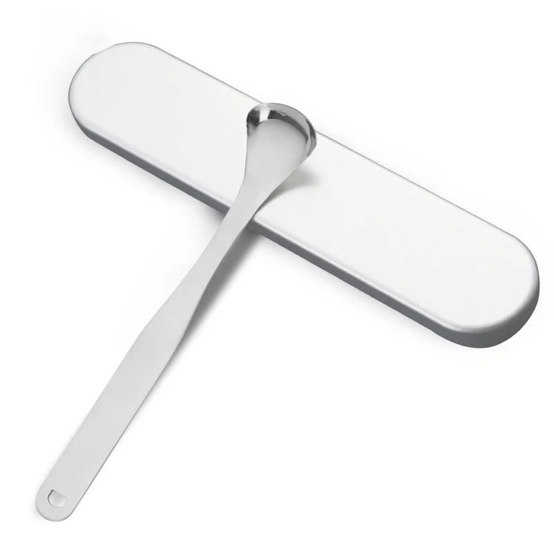 OEM гигиена полости рта, удобный скребок для языка из нержавеющей стали