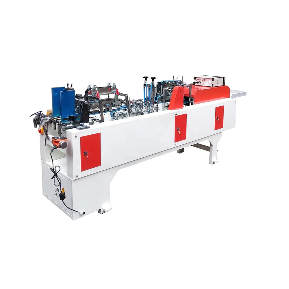 auto folder gluer machine manufacturer price mini carton box gluing and folding side corrugated fold gluer packaging