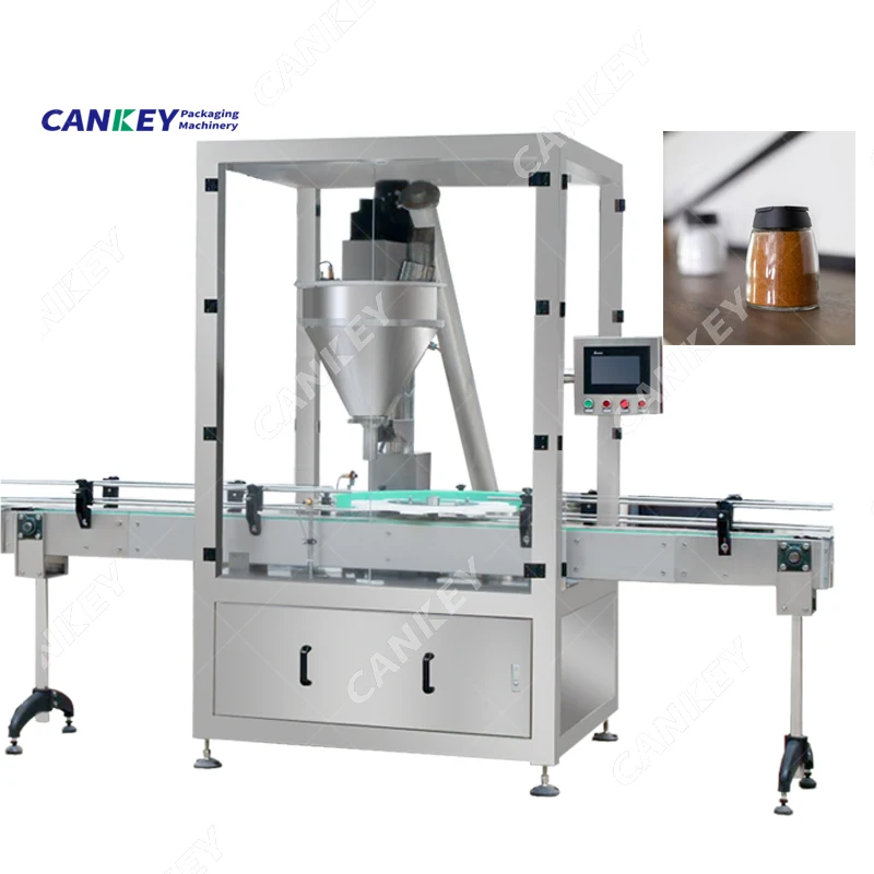 Automatic Vertical Weighing And Packing Spices Flour Chili Powder Packaging Filling Machine For 100g Powder