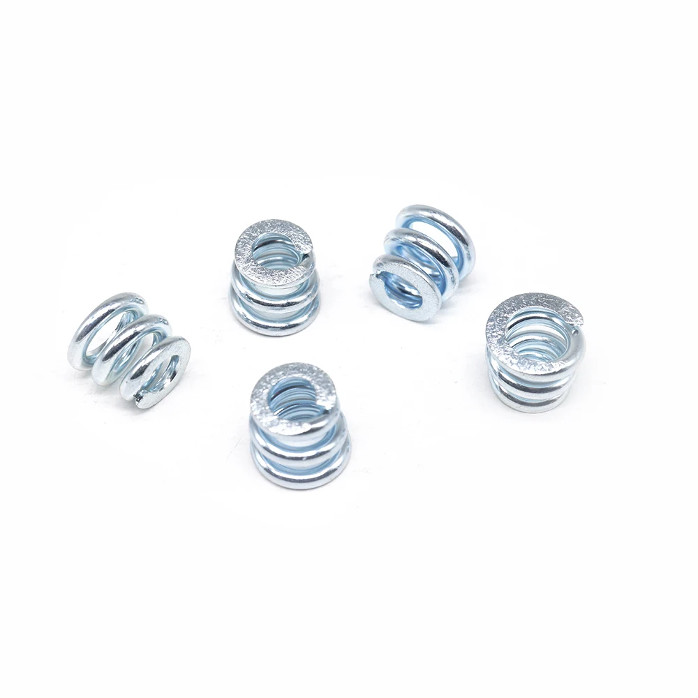 spring manufacturer OEM Custom stainless steel compression spring machine  Galvanized Spiral Spring with Brushed Both Ends